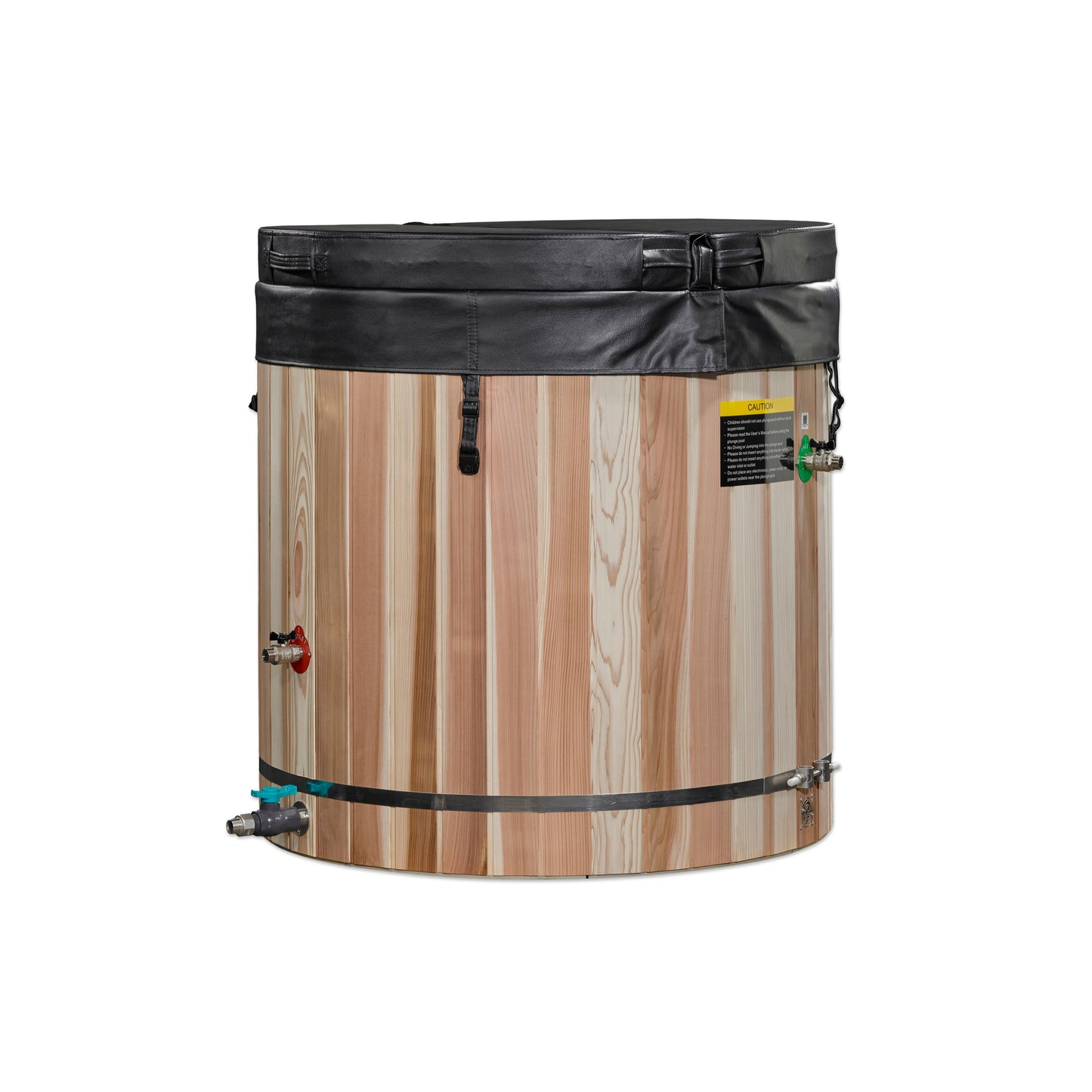 Dynamic Cold Therapy Barrel Spa - Stainless Steel with Pacific Cedar Exterior