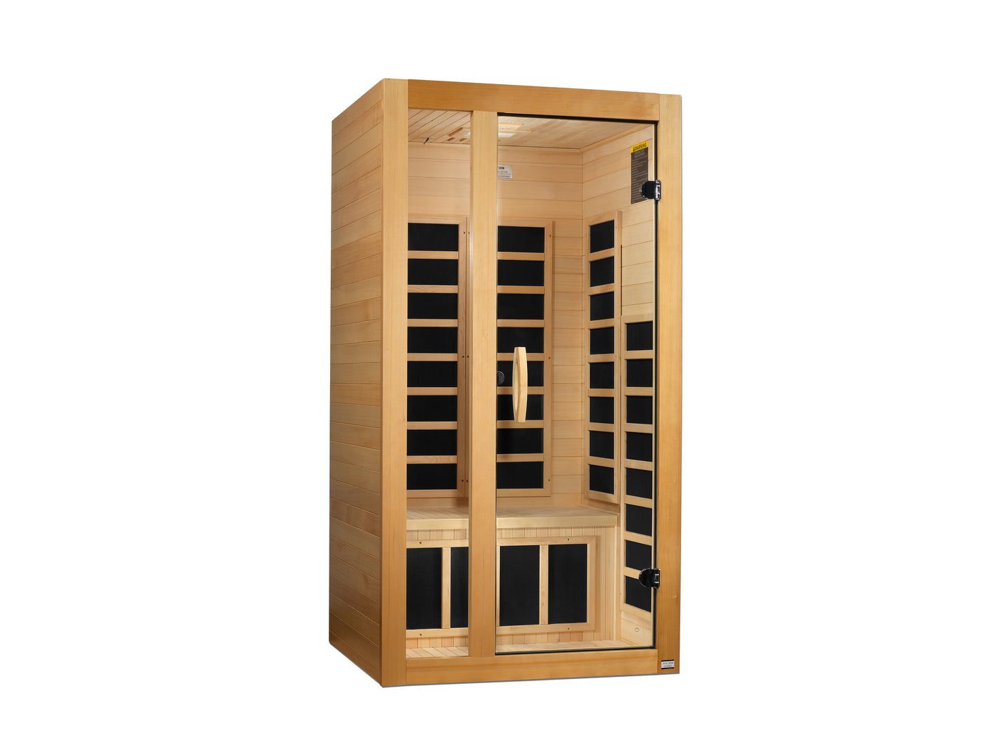 Dynamic Gracia 1-2-person Low EMF FAR Infrared Sauna (Canadian Hemlock)
