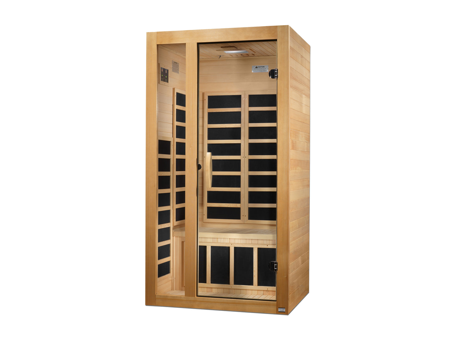 Dynamic Gracia 1-2-person Low EMF FAR Infrared Sauna (Canadian Hemlock)