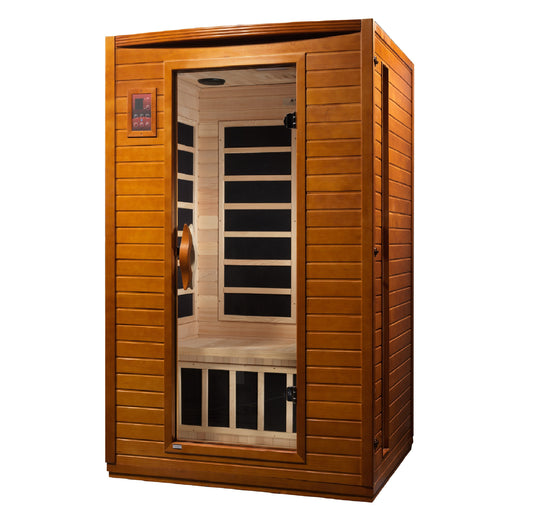 Dynamic Versailles 2-person Low EMF FAR Infrared Sauna (Canadian Hemlock)