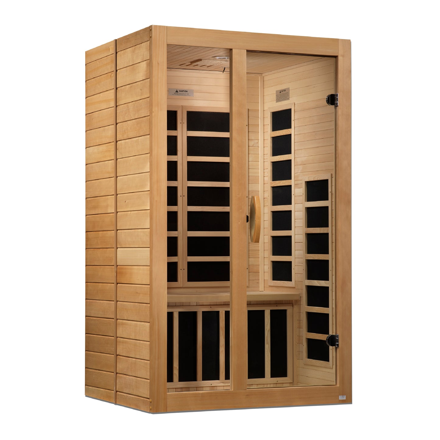 Dynamic Santiago 2-person Low EMF (Between 5-10MG) FAR Infrared Sauna (Canadian Hemlock)amic Santiago 2-Person Full Spectrum Near Zero EMF (Under 3MG) FAR Infrared Sauna (Canadian Hemlock)