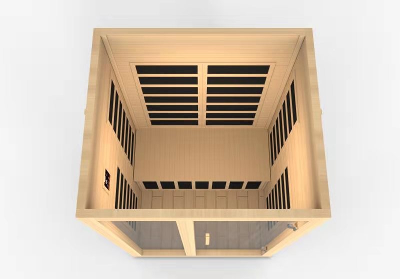 Dynamic Santiago 2-person Low EMF (Between 5-10MG) FAR Infrared Sauna (Canadian Hemlock)amic Santiago 2-Person Full Spectrum Near Zero EMF (Under 3MG) FAR Infrared Sauna (Canadian Hemlock)