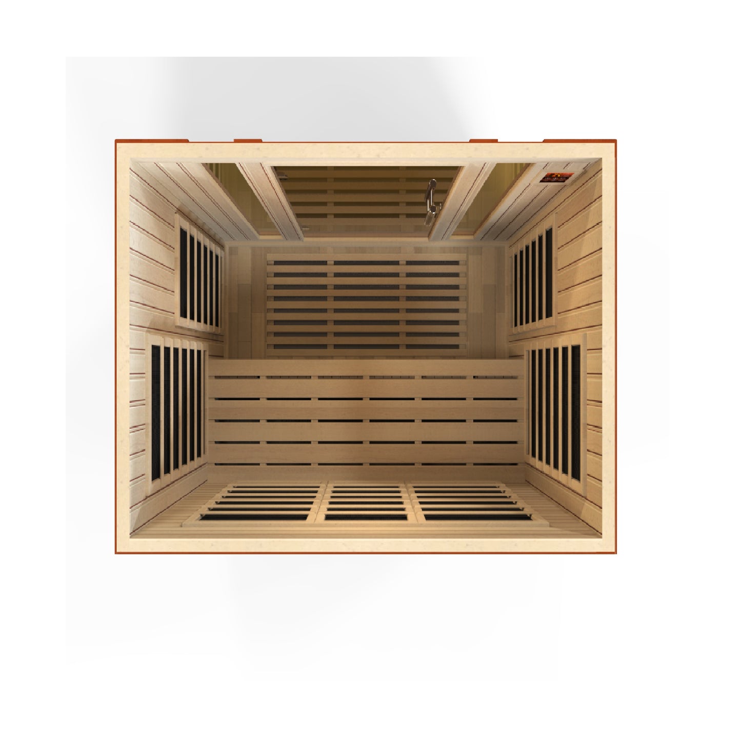 Dynamic Bellagio 3-person Low EMF  FAR Infrared Sauna (Canadian Hemlock)