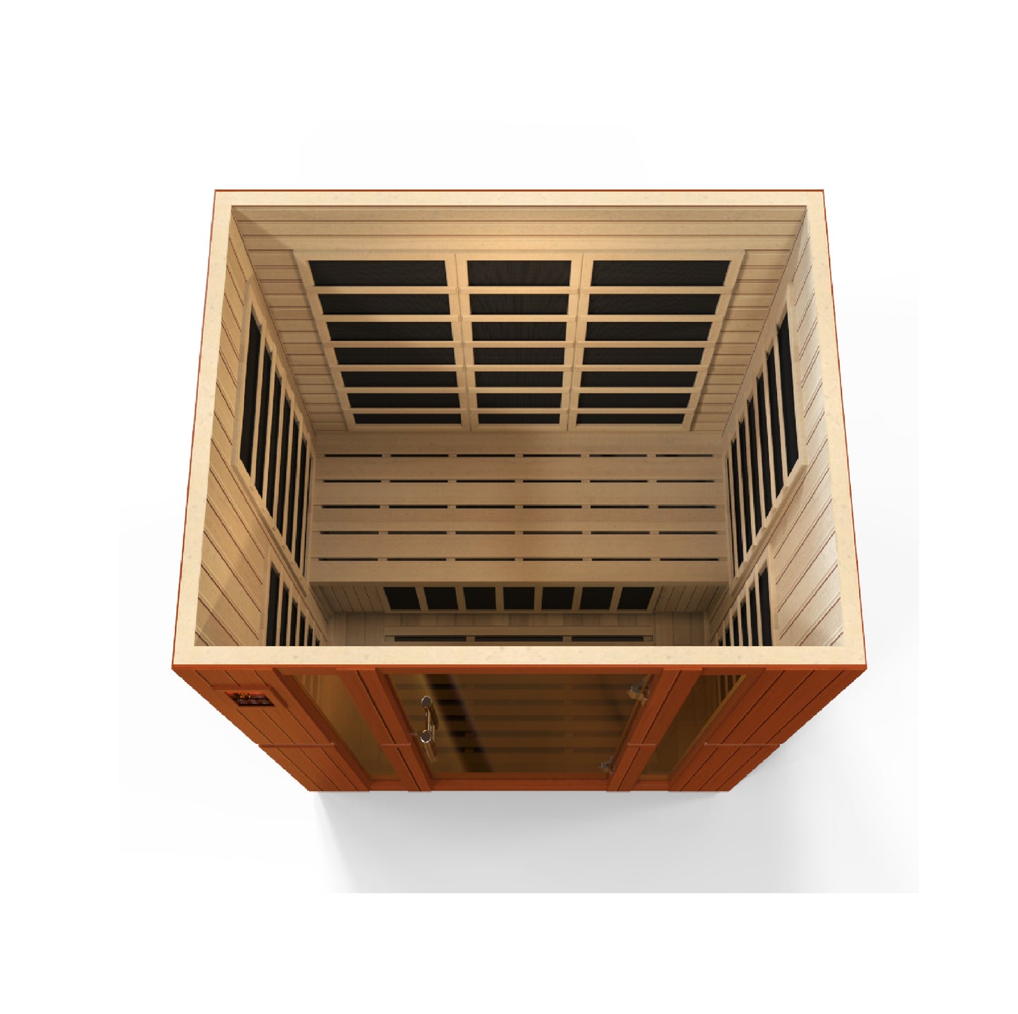 Dynamic Bellagio 3-person Low EMF  FAR Infrared Sauna (Canadian Hemlock)