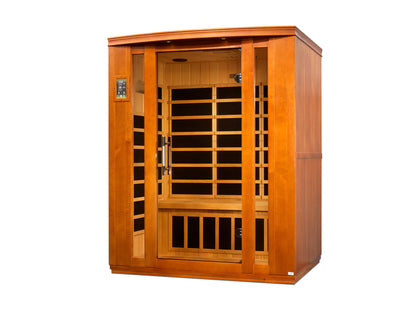 Dynamic Bellagio 3-person Low EMF  FAR Infrared Sauna (Canadian Hemlock)