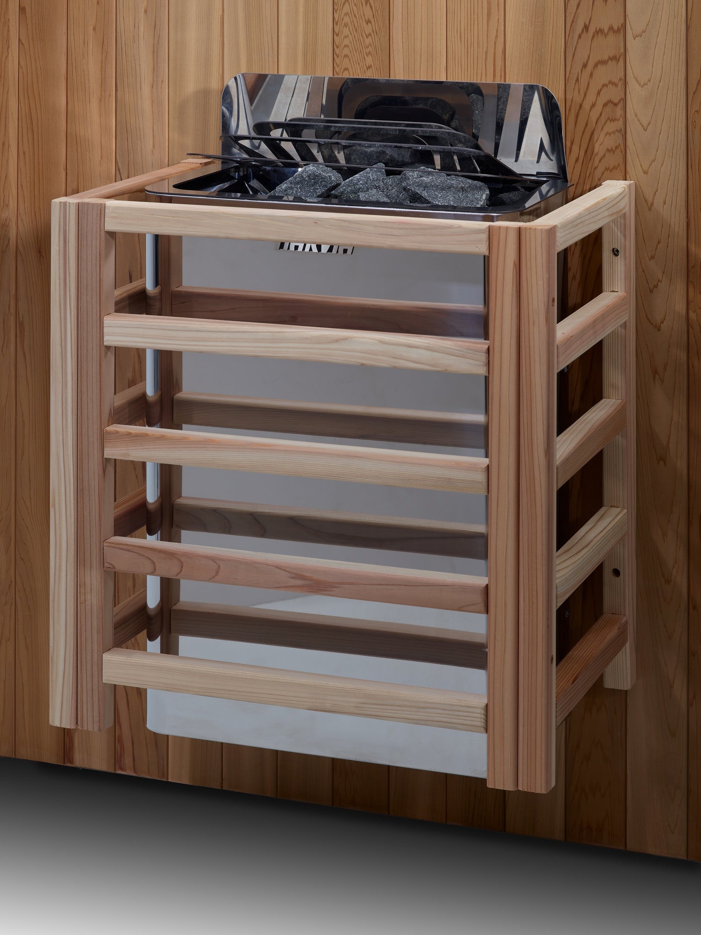 Golden Designs "Carinthia" 3 Person Hybrid (PureTech™ Full Spectrum IR or Traditional Stove) Flat Roof Outdoor Sauna (GDI-8023-01)