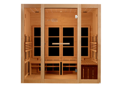 ***New 2026 Model*** Golden Designs 8 Person Full Spectrum Near Zero EMF FAR IR Sauna